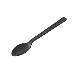 50 CUCCHIAINO IN CPLA 12,5 CM NERO LEONE