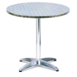 TAVOLO TONDO BAR IN ALLUMINIO Ø70CM - H70CM