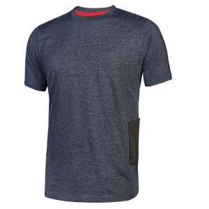 PACK 3 MAGLIETTE A MANICHE CORTE TG. L ROAD BLU U-POWER