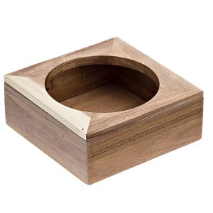 SUPPORTO CARAFFA IN BAMBOO 20X20X8CM NATURALE LEONE